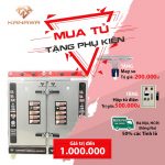 Tủ hấp bánh bao bằng điện 24 khay