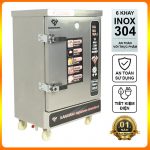 Tủ hấp bánh bao bằng điện 6 khay