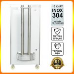 Tủ cơm công nghiệp 10 khay điện gas không điều khiển