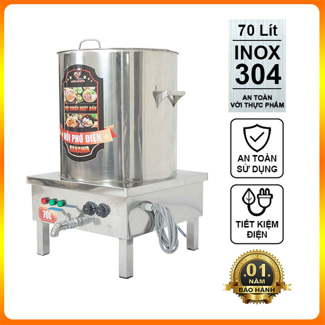 Nồi điện nấu phở 70 lít