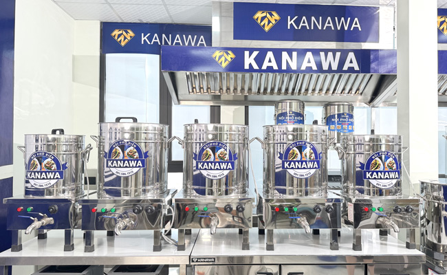 Nồi nấu phở điện 2 núm Kanawa