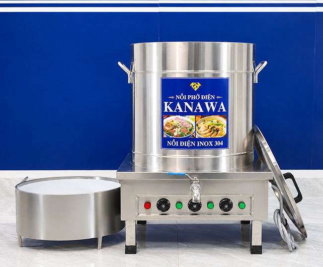 Nồi nấu phở điện 100L cho năng suất bao nhiêu