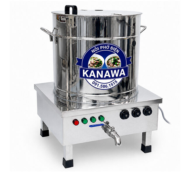 Nồi nấu phở điện 150L an to&agrave;n khi sử dụng