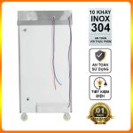 Tủ hấp cơm 10 khay điện có điều khiển