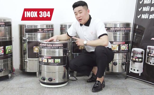 Nồi nấu phở dùng điện mấy pha