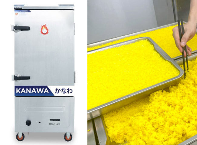 Tủ cơm 10 khay điện gas tiện &iacute;ch