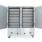 Tủ hấp công nghiệp 24 khay điện gas không điều khiển