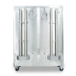 Tủ hấp công nghiệp 24 khay điện gas không điều khiển