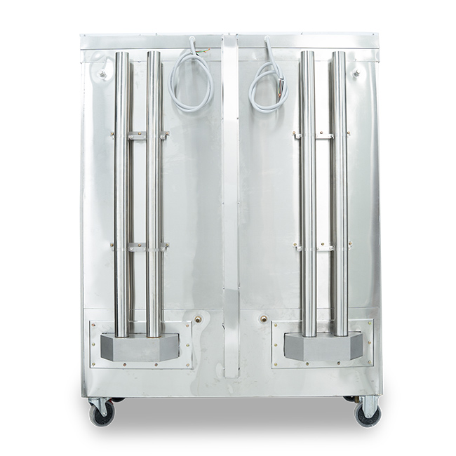 Tủ hấp công nghiệp 24 khay điện gas không điều khiển