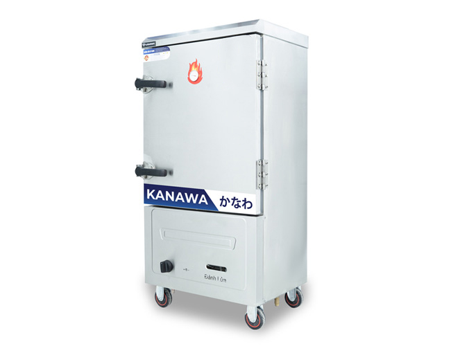 Thiết kế tủ cơm 8 khay điện gas