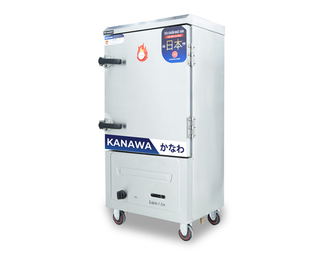 Thiết kế tủ cơm 8 khay điện gas