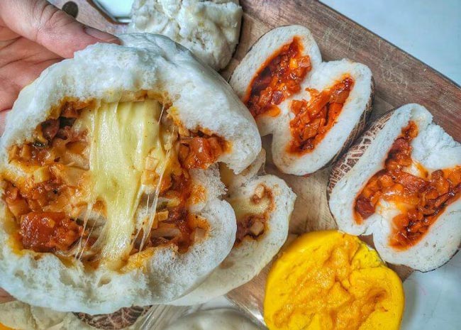 bánh bao xá xíu ngon
