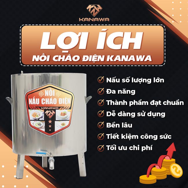 nấu cháo số lượng lớn