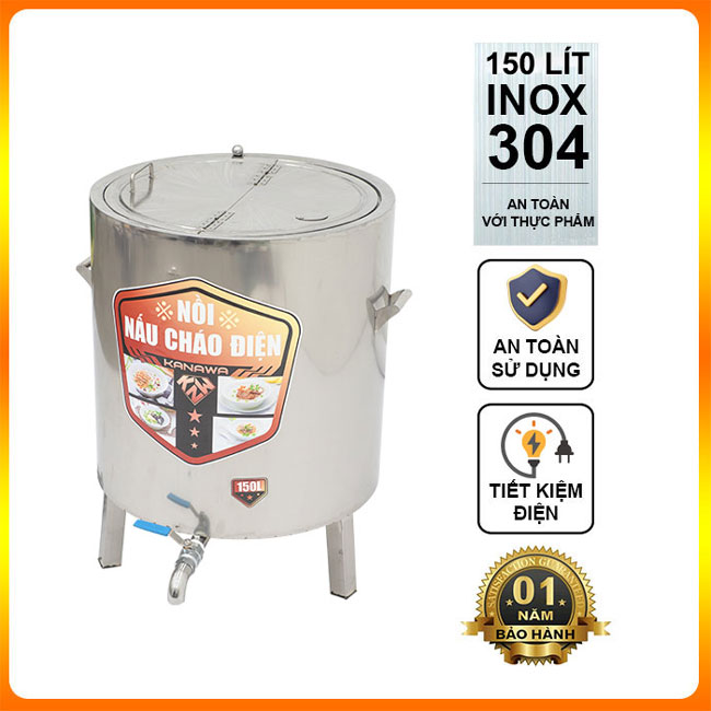 Nồi nấu cháo điện 150L