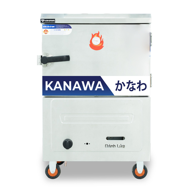 Tủ hấp cơm 4 khay điện gas không điều khiển TC4DG- VN