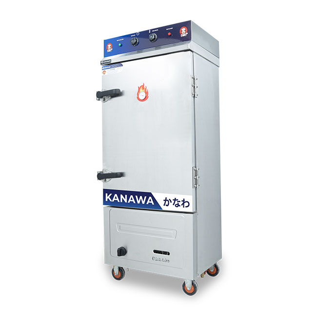 Tủ hấp cơm 10 khay điện gas có điều khiển TC10DGL-VN