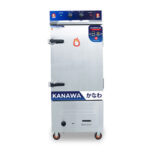 Tủ hấp cơm 10 khay điện gas có điều khiển