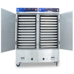 Tủ cơm công nghiệp 24 khay điện gas có điều khiển