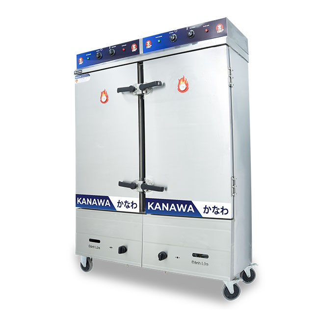 Tủ cơm công nghiệp 24 khay điện gas có điều khiển TC24DGL-VN
