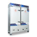 Tủ cơm công nghiệp 24 khay điện gas có điều khiển