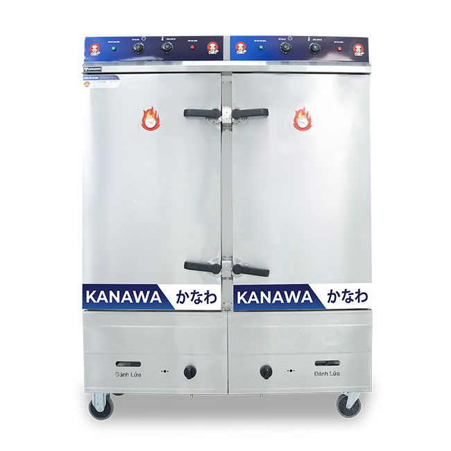 Tủ cơm công nghiệp 24 khay điện gas có điều khiển TC24DGL-VN