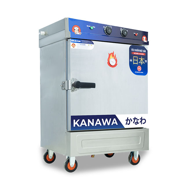 Tủ nấu cơm 6 khay điện có điều khiển