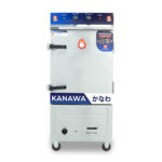 Tủ nấu cơm công nghiệp 8 khay điện gas có điều khiển TC8DGL-VN