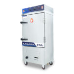 Tủ nấu cơm công nghiệp 8 khay điện gas có điều khiển TC8DGL-VN