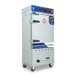 Tủ nấu cơm công nghiệp 8 khay điện gas có điều khiển