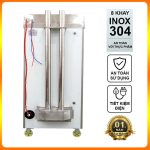 Tủ nấu cơm công nghiệp 8 khay điện gas có điều khiển