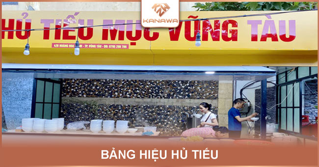 Bảng hiệu hủ tiếu