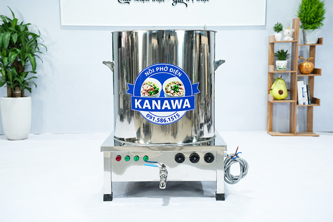 Nồi nấu phở điện 120L an toàn thẩm mỹ, vệ sinh, an toàn