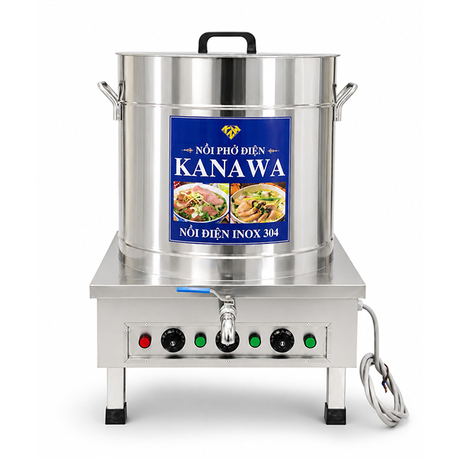 Nồi nấu phở điện 120L sản xuất NP120