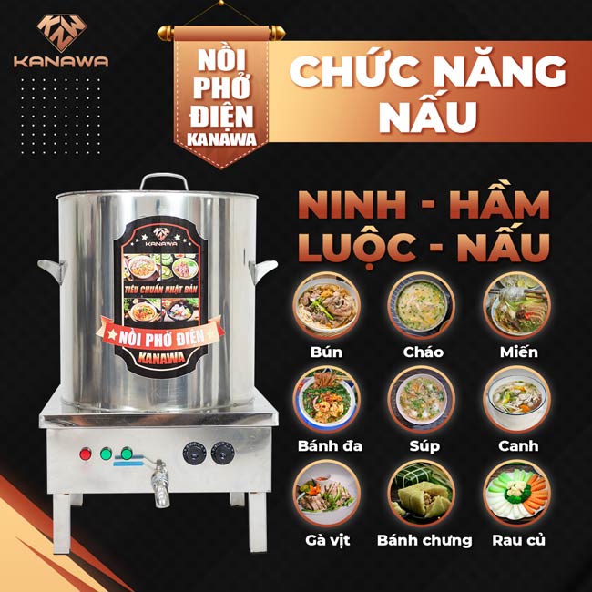 nồi phở 60l nấu đa năng