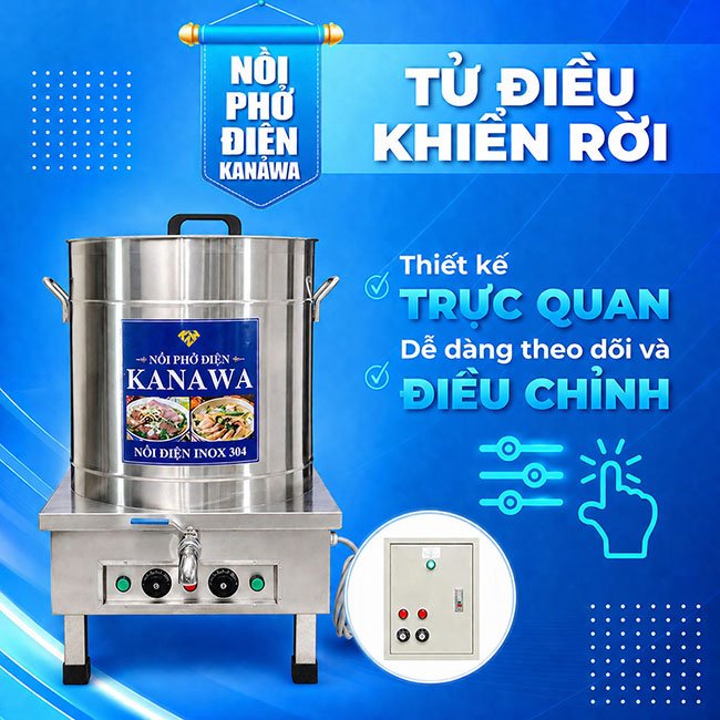 Tủ điều khiển nồi nấu phở 40L