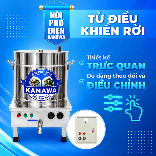 Tủ điều khiển nồi nấu phở 40L