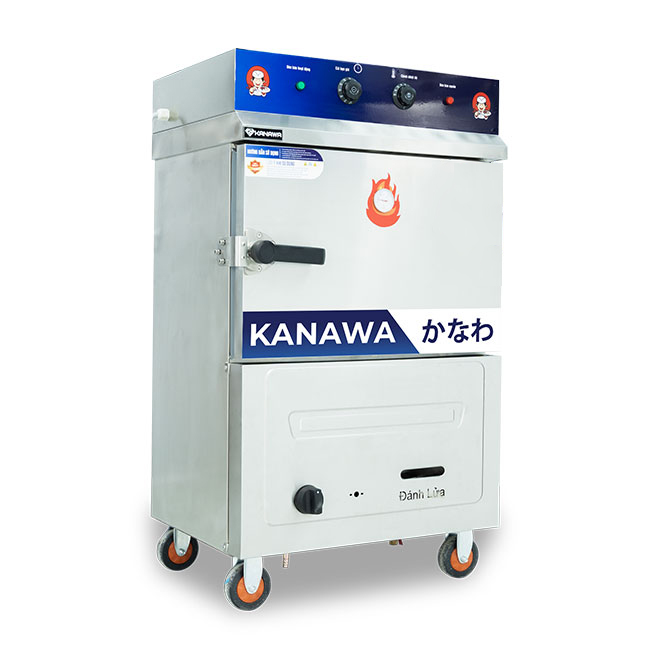 Tủ nấu cơm 4 khay điện gas có điều khiển TC4DGL-VN