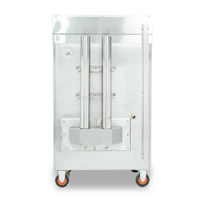 Tủ nấu cơm 4 khay điện gas có điều khiển