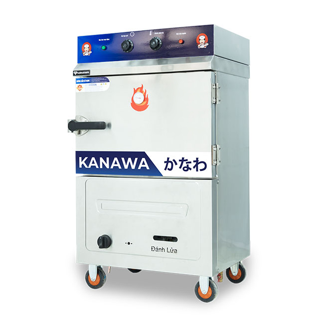 Tủ nấu cơm 4 khay điện gas có điều khiển TC4DGL-VN