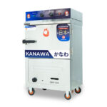 Tủ nấu cơm 4 khay điện gas có điều khiển