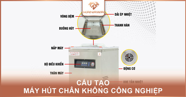 Cấu tạo máy hút chân không công nghiệp