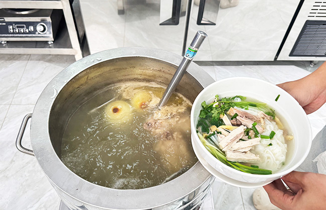 Nồi nấu phở điện 20L luộc nấu đa dạng