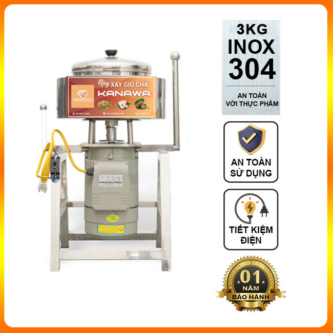 Máy xay giò chả 3kg