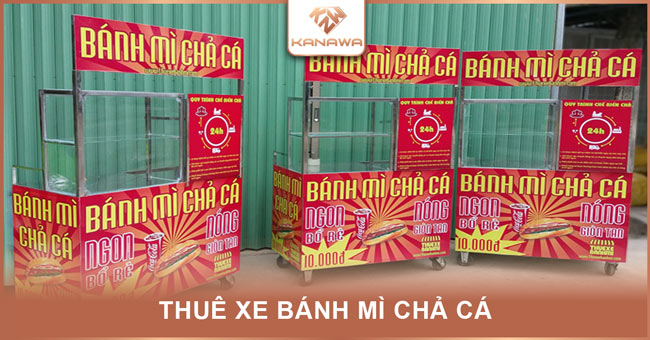 thuê xe bánh mì chả cá