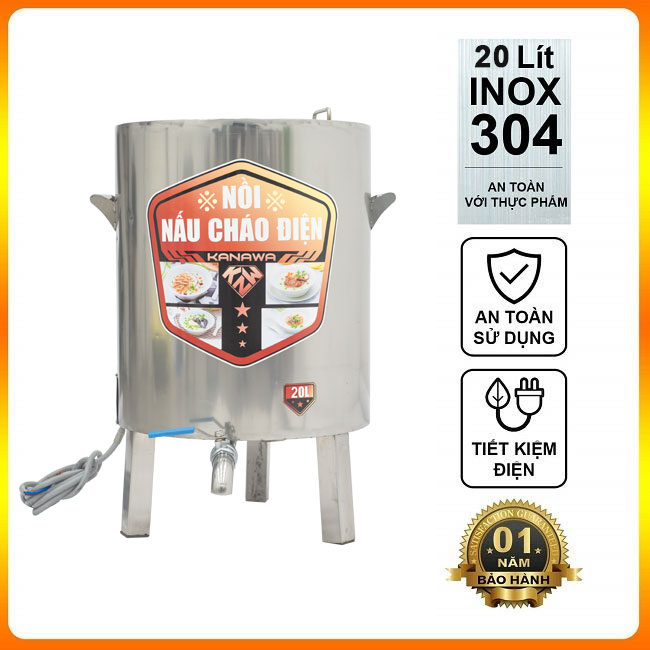 nồi nấu cháo công nghiệp 20l