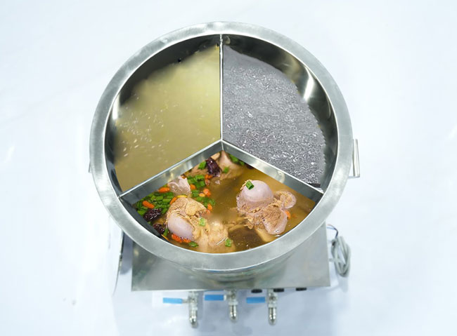 Nồi nấu phở 3 ngăn gi&uacute;p tiết kiệm chi ph&iacute;