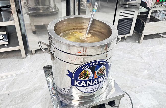 Nồi nấu phở điện 100L công suất lớn đun sôi nhanh