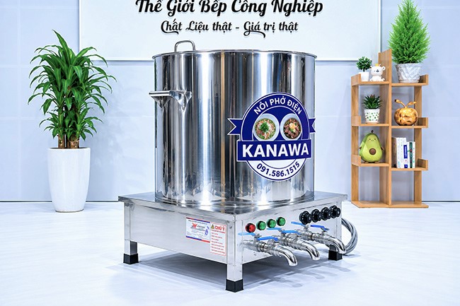 Nồi nấu phở điện 3 ngăn chất liệu inox 304