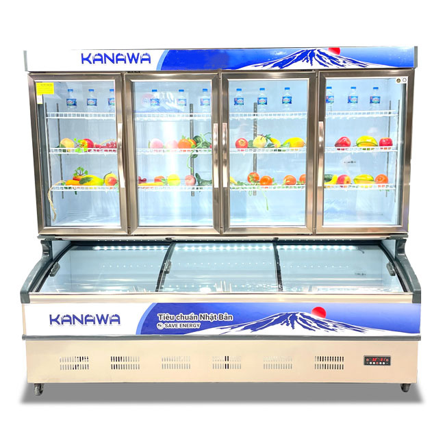 Tủ mát 4 cánh 4C2CD-1670L 2 chế độ