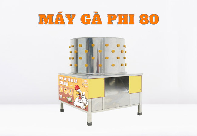 máy làm lông gà phi 80